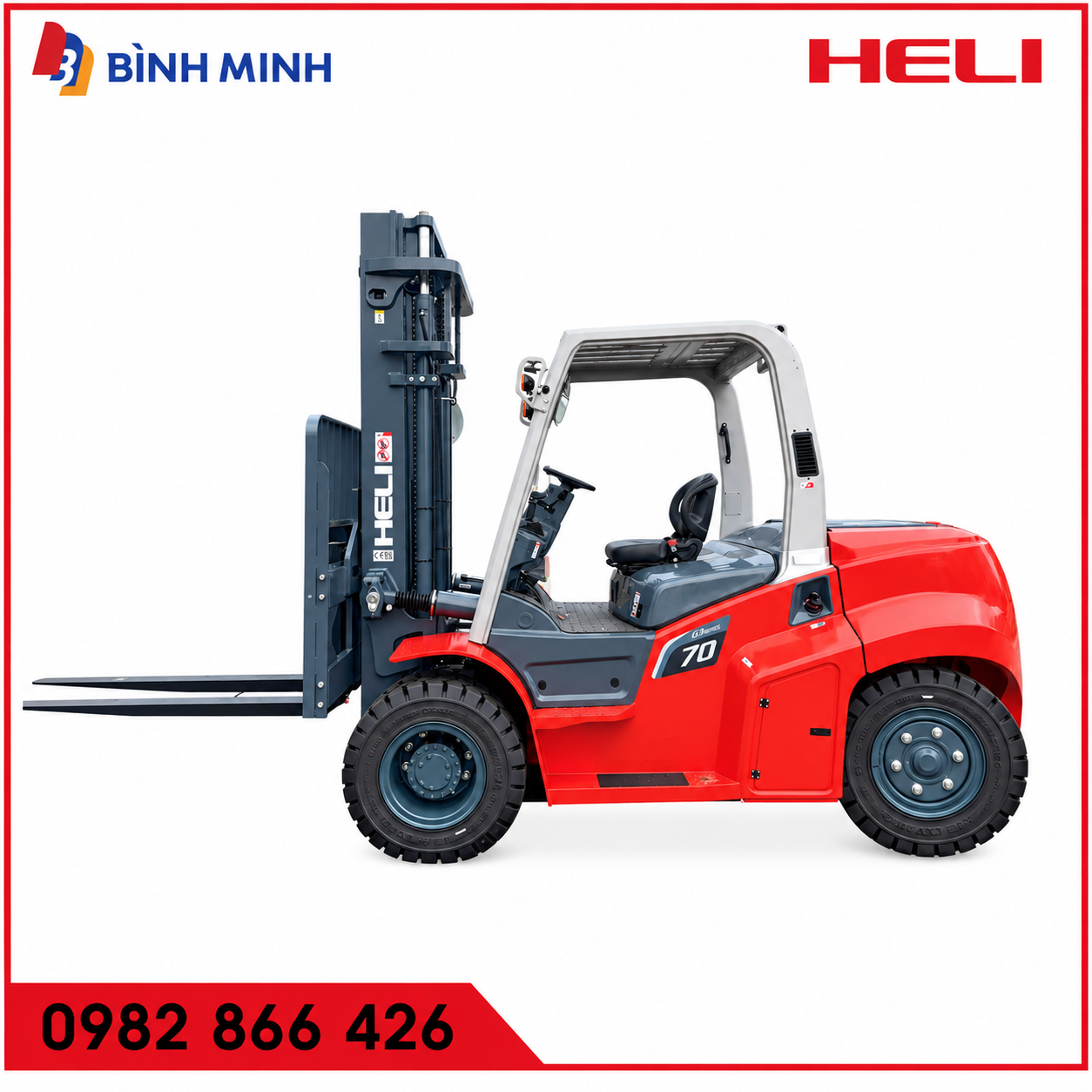 xe nâng dầu 7 tấn