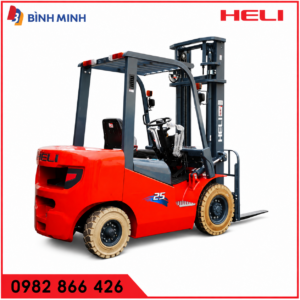 Xe Nâng Dầu 2.5 Tấn Mitsubishi Thương Hiệu HELI Mới 100%